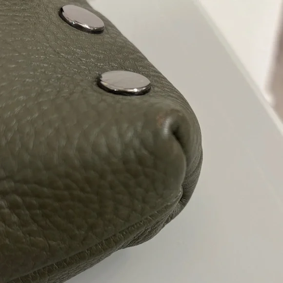 Hammitt Olive Green Leather VIP Medium with Gunmetal - Picture 5 of 8